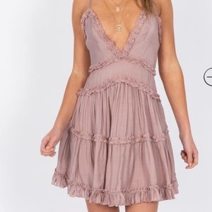 The Dawning Mini dress Mocha